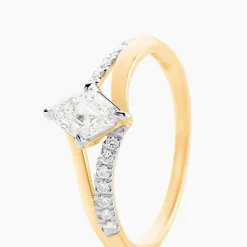 Histoire d'Or Bague Collection Icone Or Jaune Diamant Synthétique* Bagues|Bagues Avec Pierre