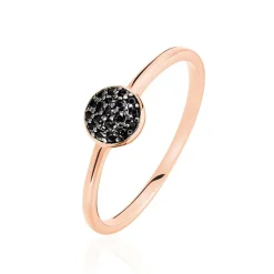 Online Histoire d'Or Bague Colline Argent Rose Oxyde De Zirconium