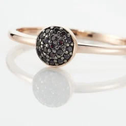 Online Histoire d'Or Bague Colline Argent Rose Oxyde De Zirconium