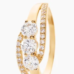 Histoire d'Or Bague Comete De Zirconium* Bagues|Bagues Avec Pierre