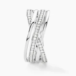 Best Histoire d'Or Bague Corilitia Or Blanc Diamant