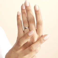 Sale Histoire d'Or Bague Cramitia Or Tricolore Diamant