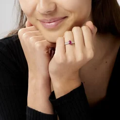 Histoire d'Or Bague Crista Et Diamant* Bagues|Bagues Avec Pierre