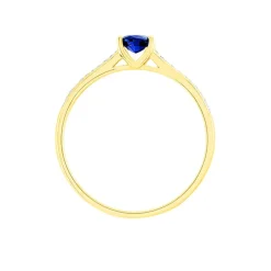 Hot Histoire d'Or Bague Crista Et Diamant or jaune saphir