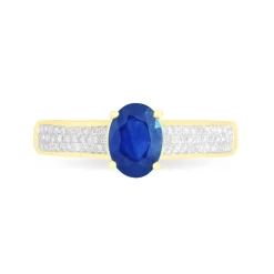Best Histoire d'Or Bague Crista Et Diamant or jaune saphir