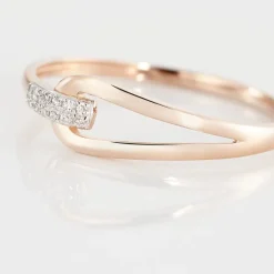 Clearance Histoire d'Or Bague Cyranna or rose diamant