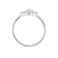Histoire d'Or Bague Dally Argent Blanc Quartz Oxyde De Zirconium* Bagues|Bagues Fantaisie