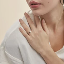 Histoire d'Or Bague Daphne Or Blanc Diamant* Bagues|Bagues Avec Pierre