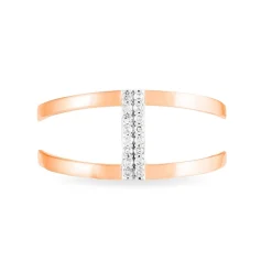 Histoire d'Or Bague Deborah Or Rose Diamant* Bagues|Bagues Avec Pierre