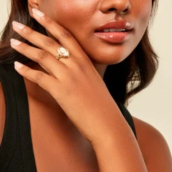 Histoire d'Or Bague Demetrios Or Jaune Camée* Bagues|Bagues Avec Pierre