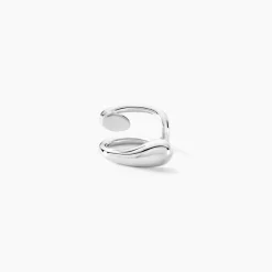 Online Histoire d'Or Bague D'oreille Unitaire Lovana Argent Blanc