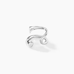 Online Histoire d'Or Bague D'oreille Unitaire Lovana Argent Blanc