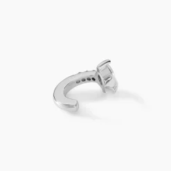 Clearance Histoire d'Or Bague D'oreille Unitaire Naura Argent Blanc Oxyde De Zirconium