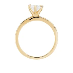 Histoire d'Or Bague Double Jeu De Zirconium* Bagues|Bagues Avec Pierre