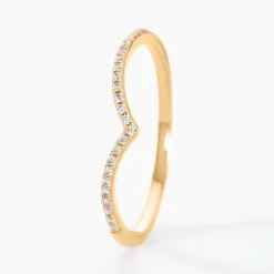 Hot Histoire d'Or Bague Dounia Or Jaune Oxyde De Zirconium