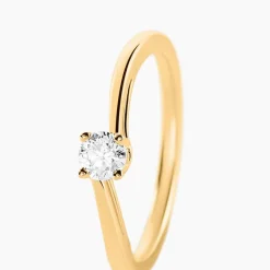 Histoire d'Or Bague Dympna Or Jaune Diamant* Bagues|Bagues Avec Pierre