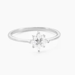 Best Histoire d'Or Bague Eclat Argent Blanc Oxyde De Zirconium