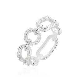 Histoire d'Or Bague Ela Argent Blanc Oxyde De Zirconium* Bagues|Bagues Fantaisie