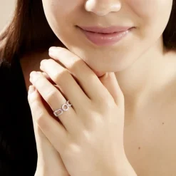 Histoire d'Or Bague Ela Argent Blanc Oxyde De Zirconium* Bagues|Bagues Fantaisie