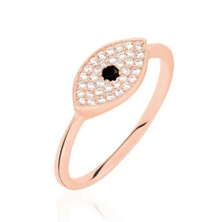 Histoire d'Or Bague Eldia Argent Rose Oxyde De Zirconium* Bagues|Bagues Fantaisie