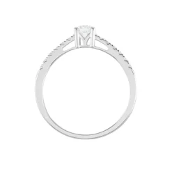 Histoire d'Or Bague Eliisa Or Blanc Diamant* Bagues|Bagues Avec Pierre