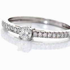 Best Histoire d'Or Bague Eliisa Or Blanc Diamant