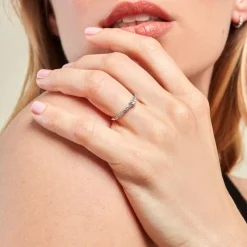 Histoire d'Or Bague Eliisa Or Blanc Diamant* Bagues|Bagues Avec Pierre