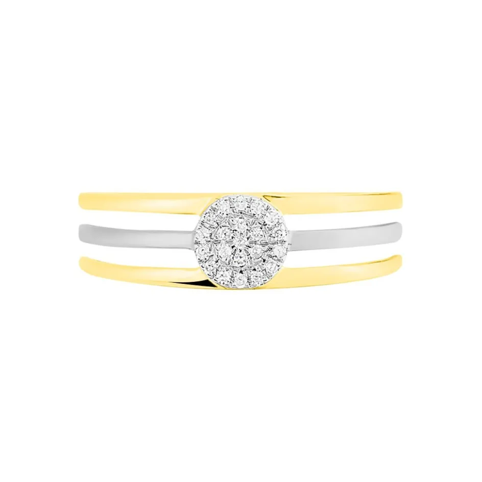 Best Histoire d'Or Bague Elsa Or Bicolore Diamant
