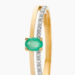 Online Histoire d'Or Bague Emeald Is The New Black Or Jaune Emeraude Diamant