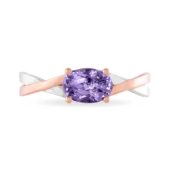 Histoire d'Or Bague Emeline Or Bicolore Amethyste* Bagues|Bagues Avec Pierre