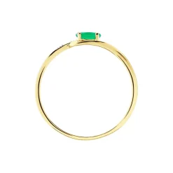 Histoire d'Or Bague Emotion Or Jaune Emeraude Diamant* Bagues|Bagues Avec Pierre
