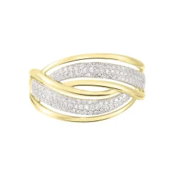 New Histoire d'Or Bague Enora Or Jaune Diamant