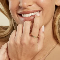 Histoire d'Or Bague Ensoleillée Plaqué Or Jaune Aventurine* Bagues|Bagues Fantaisie