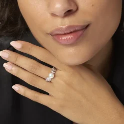 Histoire d'Or Bague Epiphania Or Blanc Oxyde De Zirconium* Bagues|Bagues Avec Pierre