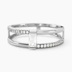 Histoire d'Or Bague Erynn Argent Blanc Oxyde De Zirconium* Bagues|Bagues Fantaisie