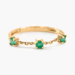 Discount Histoire d'Or Bague Esmerald Rendez Vous Or Jaune Emeraude