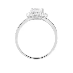Histoire d'Or Bague Eternite Argent Blanc Oxyde De Zirconium* Bagues|Bagues Fantaisie