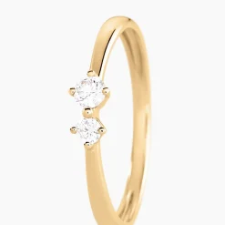 Outlet Histoire d'Or Bague Eugenio Or Jaune Diamant Synthétique