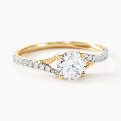 Histoire d'Or Bague Evita Or Jaune Oxyde De Zirconium* Bagues|Bagues Avec Pierre