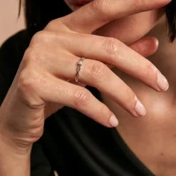 Histoire d'Or Bague Farila or blanc diamant