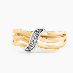 Online Histoire d'Or Bague Fedelma Or Jaune Diamant