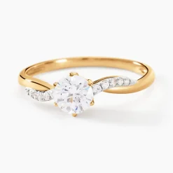 Discount Histoire d'Or Bague Filipa Or Bicolore Oxyde De Zirconium