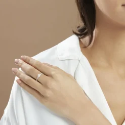 Online Histoire d'Or Bague Florenty Argent Blanc Perle De Culture Et Oxyde De Zirconium