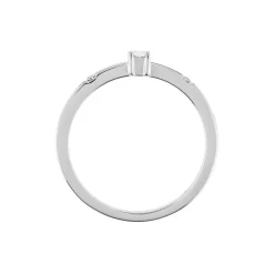 Histoire d'Or Bague Frey Argent Blanc Oxyde De Zirconium* Bagues|Bagues Fantaisie