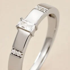 Histoire d'Or Bague Frey Argent Blanc Oxyde De Zirconium* Bagues|Bagues Fantaisie