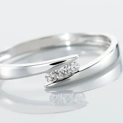 Histoire d'Or Bague Galya Or Blanc Diamant* Bagues|Bagues Avec Pierre