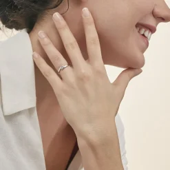 Histoire d'Or Bague Galya Or Blanc Diamant* Bagues|Bagues Avec Pierre