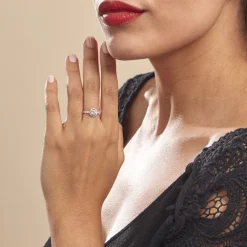 Discount Histoire d'Or Bague Garine Or Rose Oxyde De Zirconium