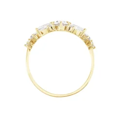 Histoire d'Or Bague Gatsby Or Jaune Oxyde De Zirconium* Bagues|Bagues Avec Pierre