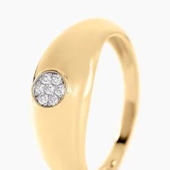 Discount Histoire d'Or Bague Georgios Or Jaune Diamant